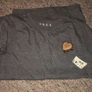 Aeropostale slim fit shirt hamburger heart